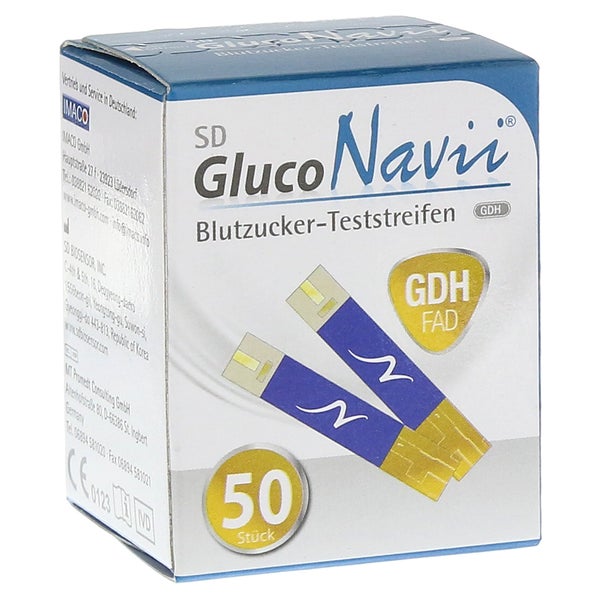 SD Gluconavii GDH Blutzucker-Teststreife 1X50 St