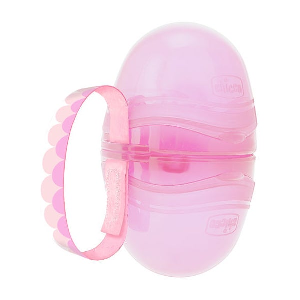 Schnullerbox 2 tlg. pink 1 St