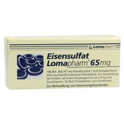 Produktabbildung: Eisensulfat Lomapharm 65 mg überzogene T 50 St