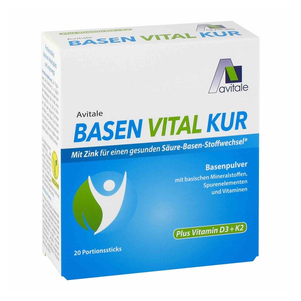 Basen Vital KUR plus Vitamin D3+K2 Pulve 20 St