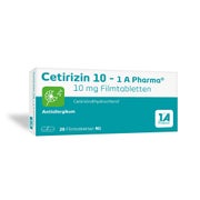 Cetirizin 10 - 1A PHARMA® 20 St