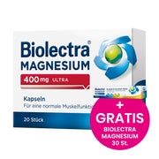 Biolectra Magnesium 400 mg Kapseln 20 St