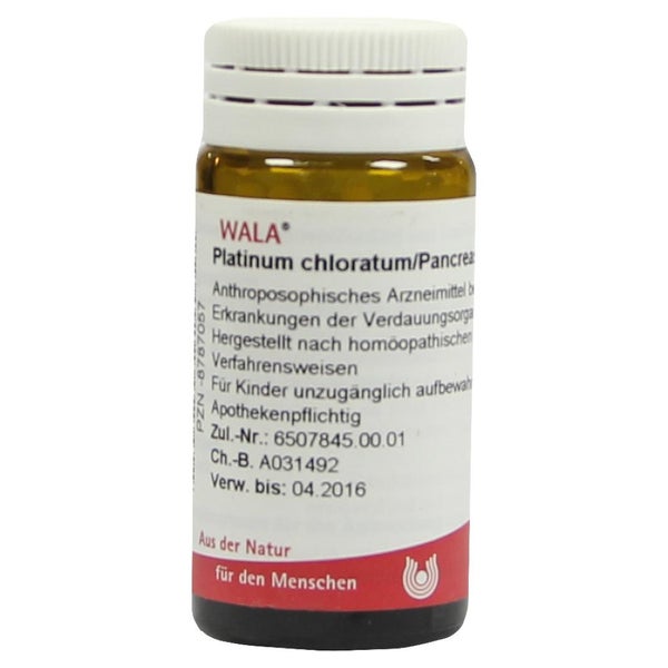Platinum Chloratum/pancreas Comp.globuli 20 g