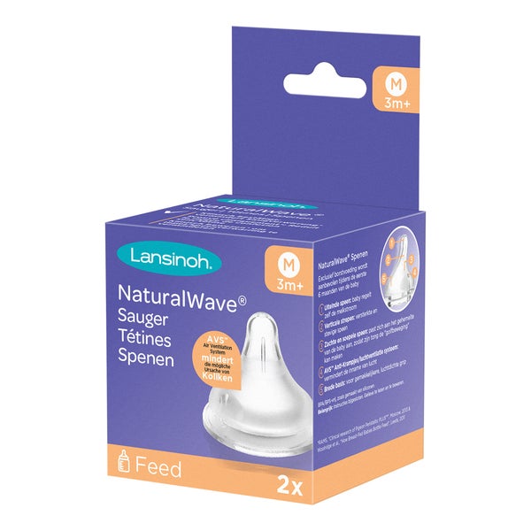 Lansinoh Naturalwave Sauger M 2 St