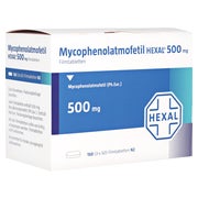 MYCOPHENOLATMOFETIL HEXAL 500 mg Filmtabletten 150 St