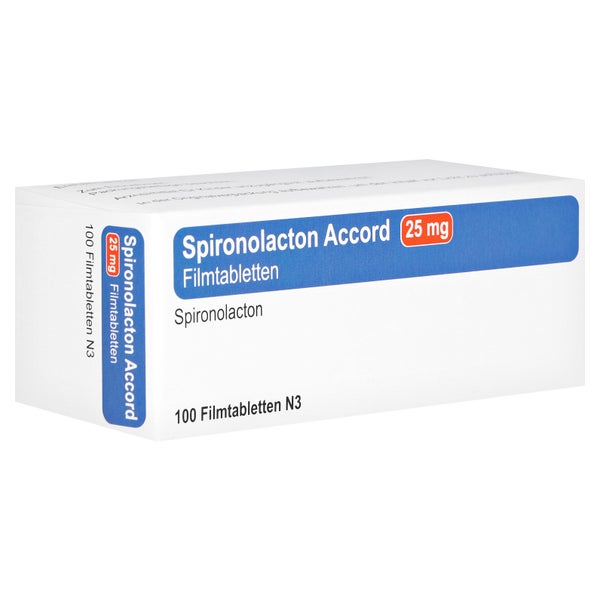 SPIRONOLACTON Accord 25 mg Filmtabletten 100 St