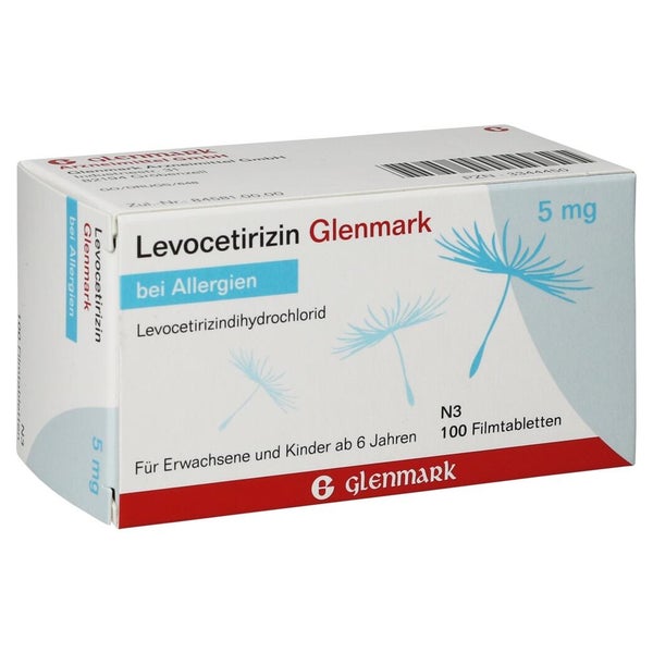 Levocetirizin Glenmark 5 mg Filmtablette 100 St