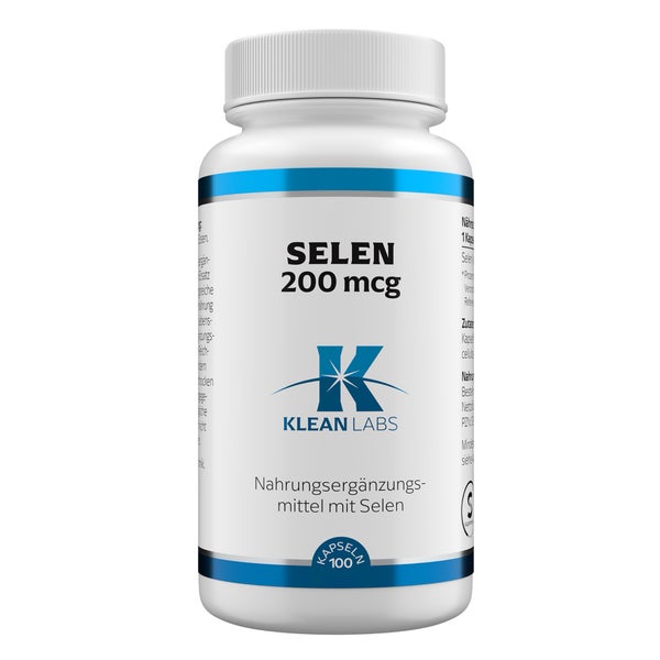 Klean Labs Selen 200 mcg 100 St