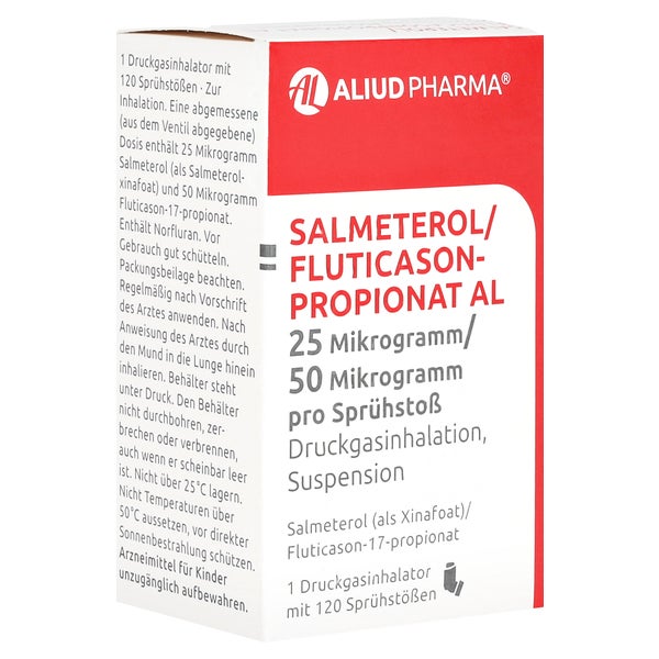SALMETEROL/Fluticasonpropionat AL 25µg/50µg 1 St