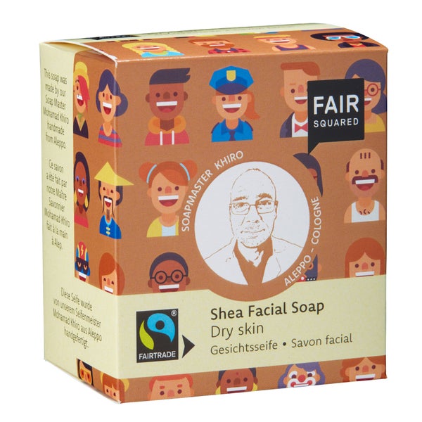 FAIR SQUARED Shea Facial Soap Dry Skin 2X80 g