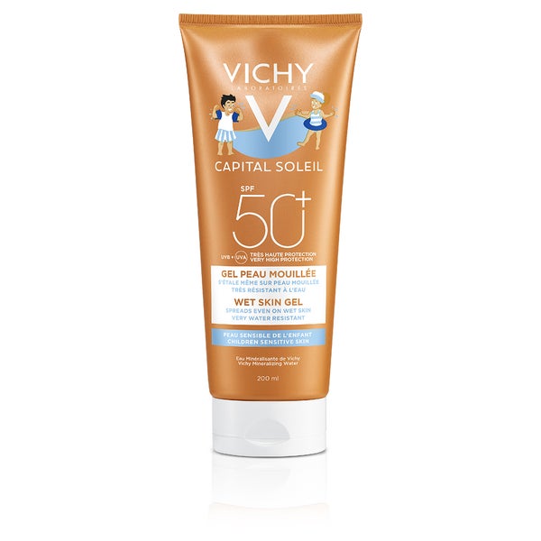 VICHY Capital Soleil Wet-Gel Milch Kinder LSF 50+ 200 ml