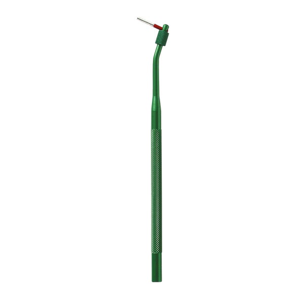 Curaprox UHS 410 mono Alu-Halter grün 1 St