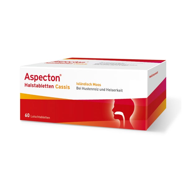 Aspecton Halstabletten Cassis 60 St