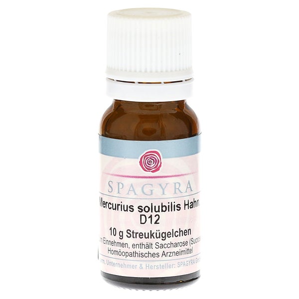 Mercurius Solubilis Hahnemanni D 12 Glob 10 g