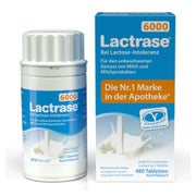 Produktabbildung: Lactrase 6.000 FCC Laktase Tabletten im Nachfüllpack 480 St