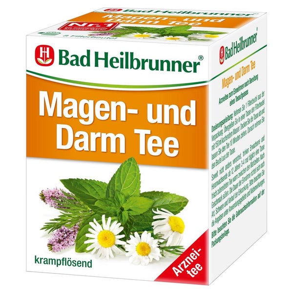 BAD Heilbrunner Magen- und Darm Tee N Fi 8X1,75 g