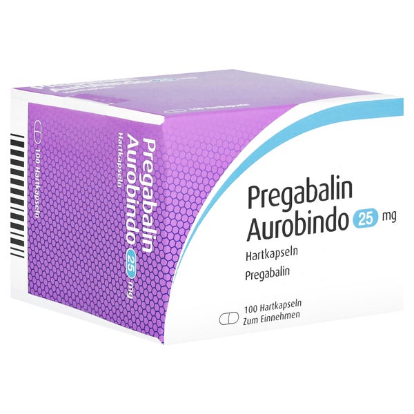 Pregabalin Aurobindo 25 mg Hartkapseln 100 St