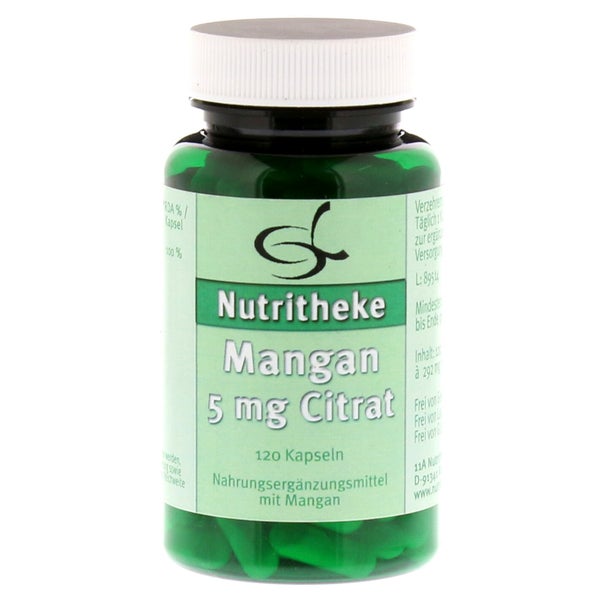 Mangan 5 mg Citrat Kapseln 120 St