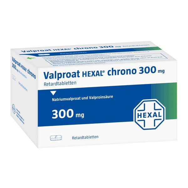 VALPROAT HEXAL chrono 300 mg Retardtabletten 2X100 St