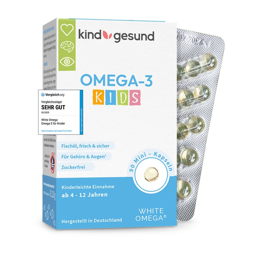 Omega 3 Kapseln Kinder Vergleichssieger – White omega kids 90 St