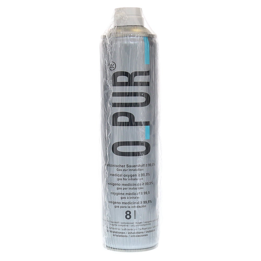 O PUR Sauerstoff Dose Maske 3X8 l