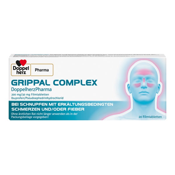DoppelherzPharma GRIPPAL COMPLEX 200 mg/30 mg 20 St