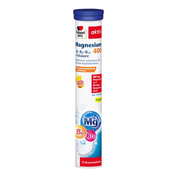 Doppelherz Magnesium 400 Brausetabletten 15 St