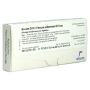 Aurum D 10/ferrum sidereum D 10 aa Ampul 8X1 ml