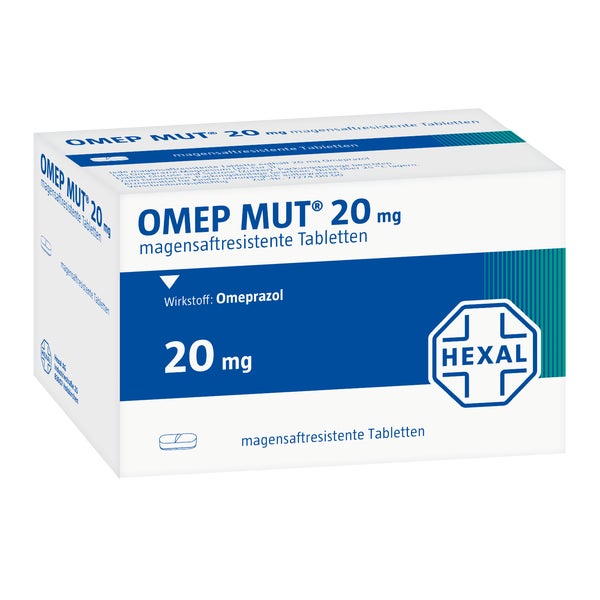 OMEP MUT 20 mg magensaftresistente Tabletten 14 St
