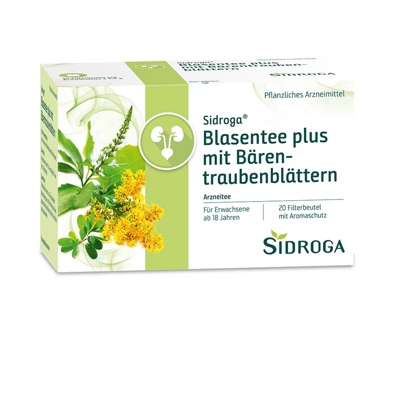 Sidroga Blasentee plus mit Bärentraubenb 20X2,0 g