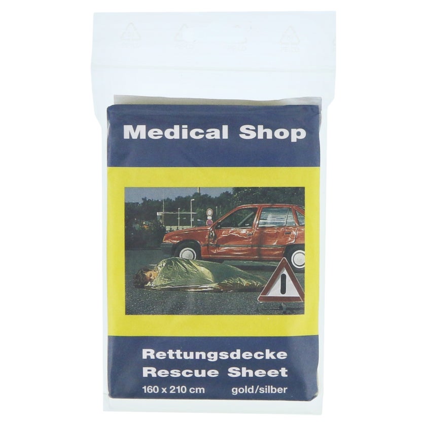 Rettungsdecke Ypsisave 160x210 cm gold/s 1 St
