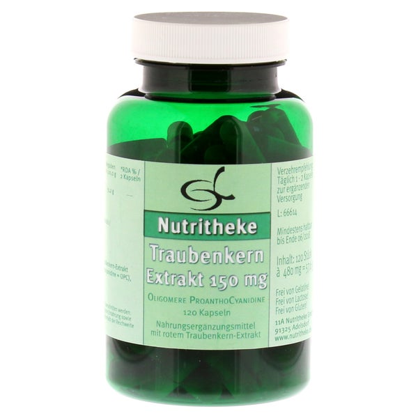 Traubenkernextrakt 150 mg Kapseln 120 St