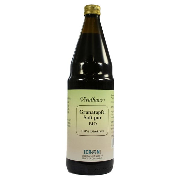 Granatapfel SAFT Pur Bio Vitalhaus 750 ml