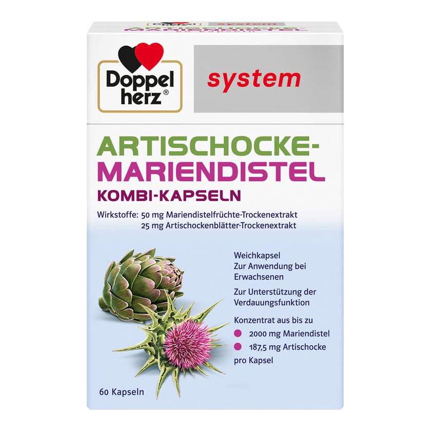 Doppelherz Artischocke-mariendistel Syst 60 St