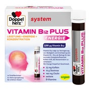 Produktabbildung: Doppelherz system Vitamin B12 Plus Leistung + Energie + Konzentration 10X25 ml
