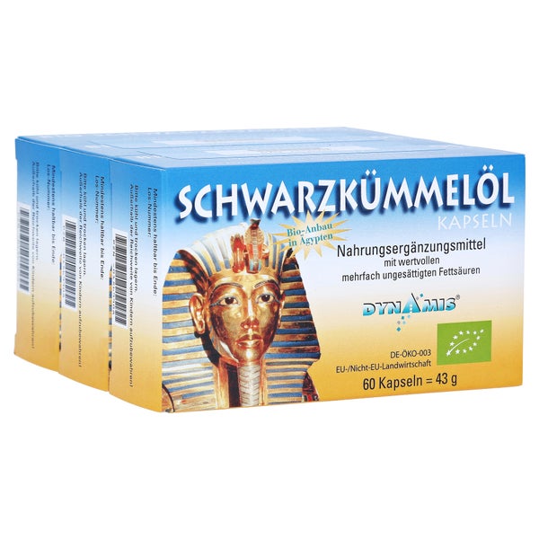 Schwarzkümmel BIO Kapseln Ägyptische 180 St
