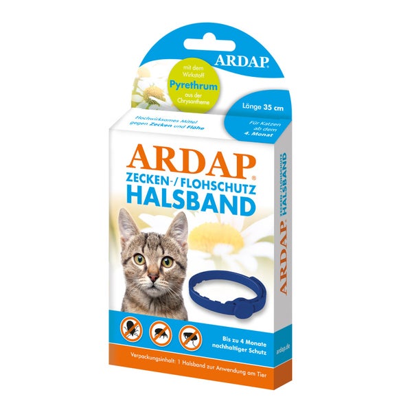 Ardap Zecken- u. Flohhalsband Katzen 1 St