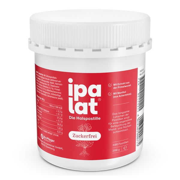 ipalat® Die Halspastille Zuckerfrei 400 St