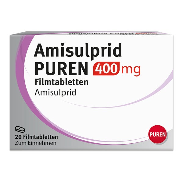 Amisulprid Puren 400 mg Filmtabletten 20 St