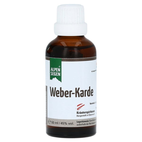 Weber-karde Kräuteressenz 45% 50 ml