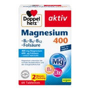 Produktabbildung: Doppelherz aktiv Magnesium 400 mg + B1 + B6 + B12 + Folsäure 60 St