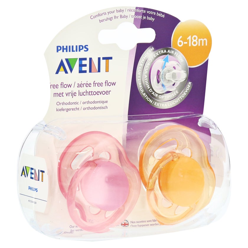 Avent Beruhigungssauger Freeflow 6-18 Mo 1 St