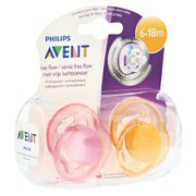 Avent Beruhigungssauger Freeflow 6-18 Mo 1 St