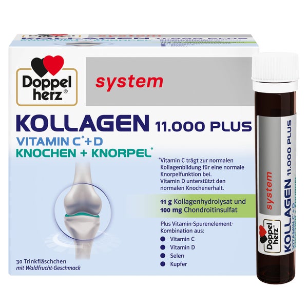 Doppelherz® system Kollagen 11.000 Plus Knochen + Knorpel 30X25 ml