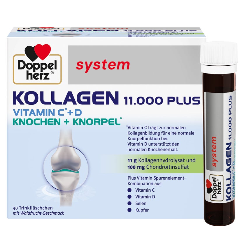 Doppelherz® system Kollagen 11.000 Plus Knochen + Knorpel 30X25 ml