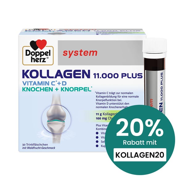 Doppelherz system Kollagen 11.000 Plus Gesundheit + Beweglichkeit 30X25 ml
