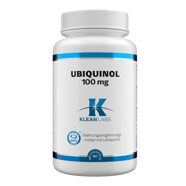 Klean Labs Ubiquinol Coenzym Q10 reduziert 100 mg 60 St