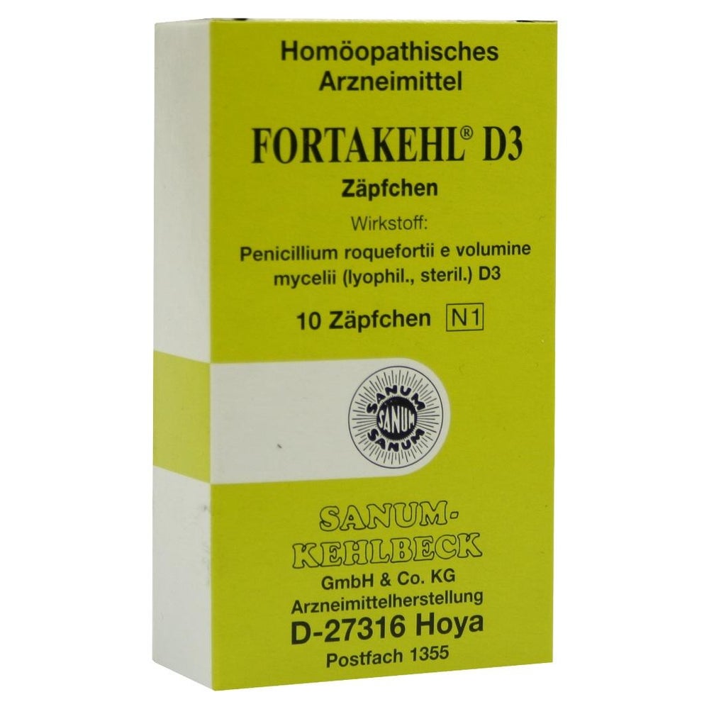 Fortakehl D 3 Zäpfchen 10 St Image