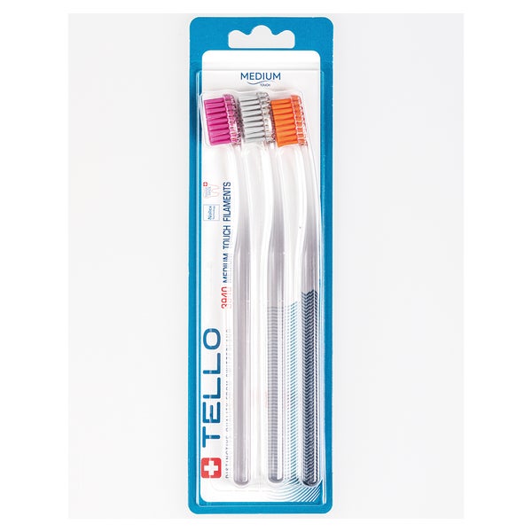 Tello Medium 3940 Zahnbürste 3 St