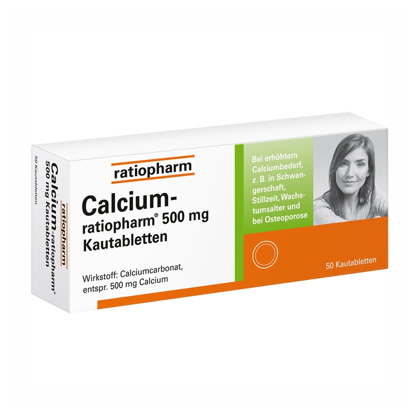 Calcium ratiopharm 500mg 100 St